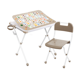 Комплект детской мебели (КАМ-Р/1 с азбукой бежевый)