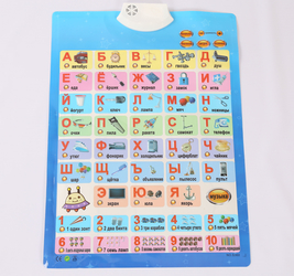 Обучающий плакат Азбука. Размер: 55х41см