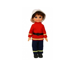 Мальчик в костюме пожарного