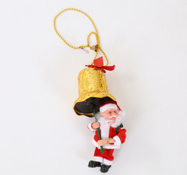 Санта Клаус 30 см (музыкальный на колокольчике)