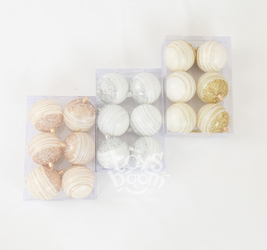 Шар новогодний,6 шт. в упак.