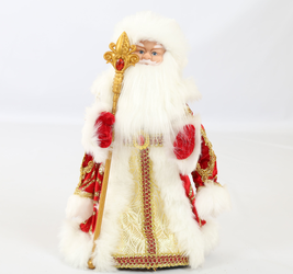 Дед Мороз, поет песню. 