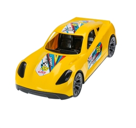 Машинка Turbo, желтая.