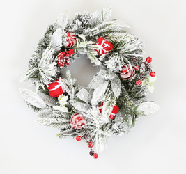 Новогоднее украшение, венок  на стену. 