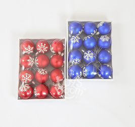 Шар новогодний 12 шт. в упак.