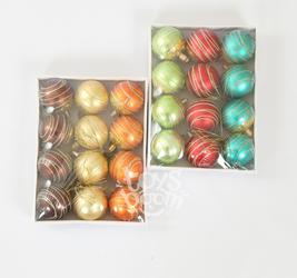 Шар новогодний 12 шт. в упак. 