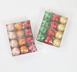 Шар новогодний 12 шт. в упак.