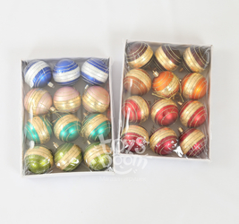 Шар новогодний 12 шт. в упак.