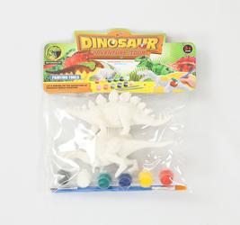 Динозавры 2шт + краски 6 цветов.