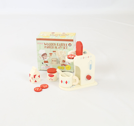 Набор Кофемашина деревянная