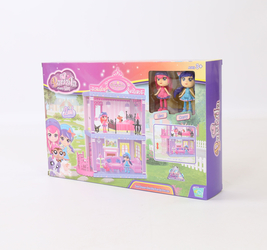 Кукольный домик с куклами