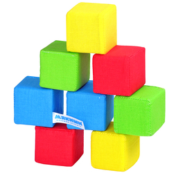 Игрушка кубики 4 цвета
