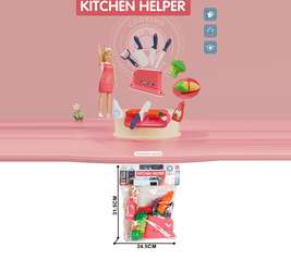 Набор Кукла+кух.предметы.