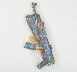 Автомат из дерева Сон, стреляет резинками.