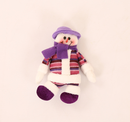 Мягкая игрушка Снеговик и Дед Мороз 20см.
