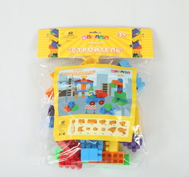 Конструктор-игрушка детский 60 деталей.